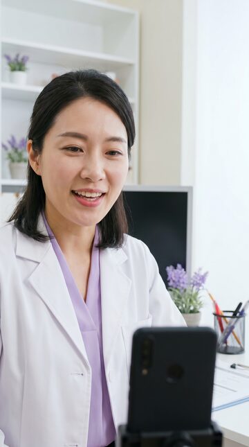 리뷰티 쇼츠 일러스트 — 리뷰티 닥터 토크 — 무보형물