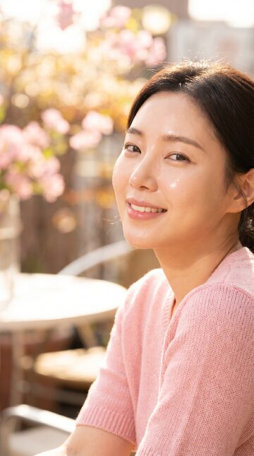 리뷰티 쇼츠 일러스트 — 햇살 좋은 날의 기록