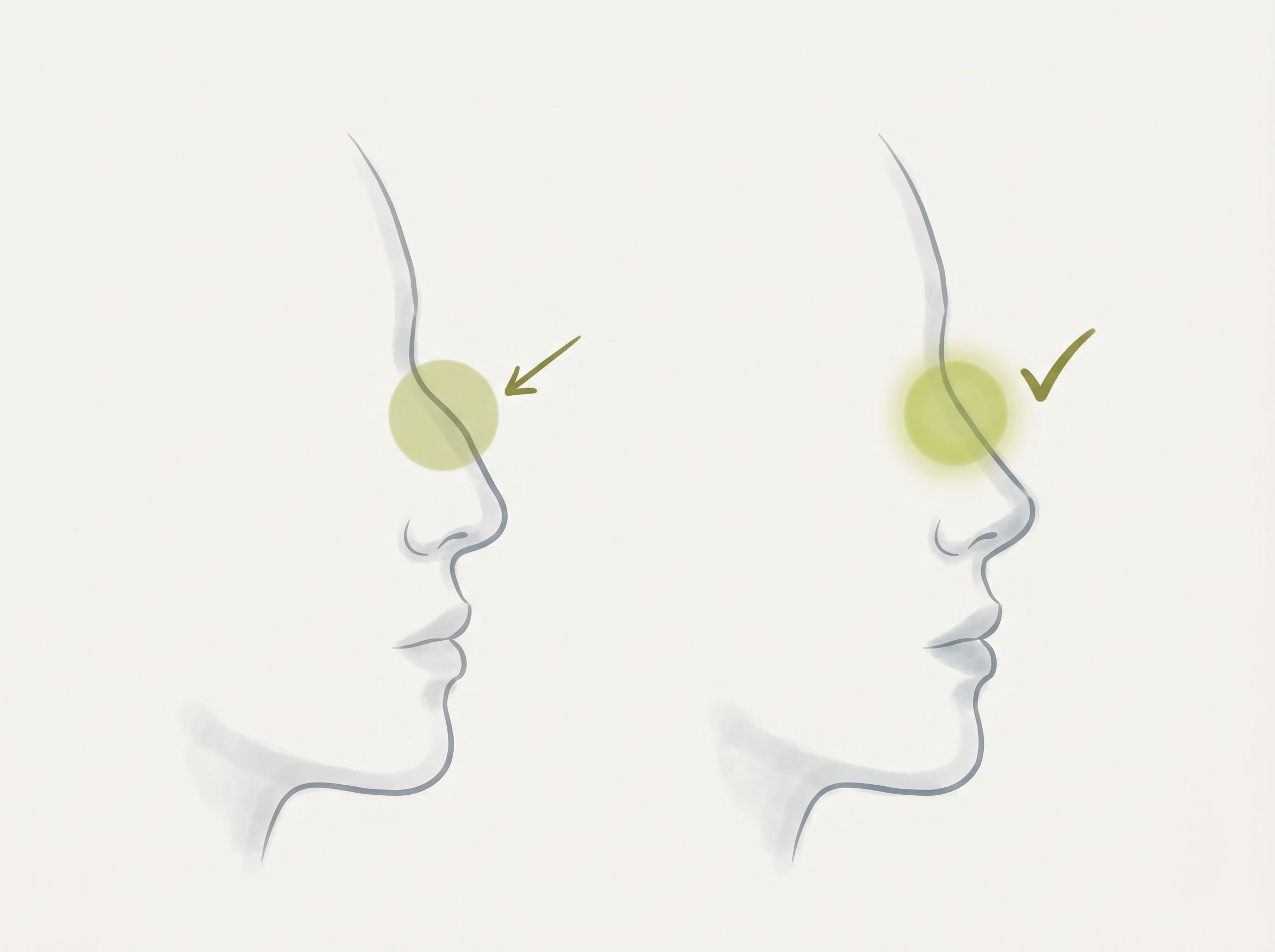 코재수술 후 개념 일러스트 (AI 생성 예시 이미지)