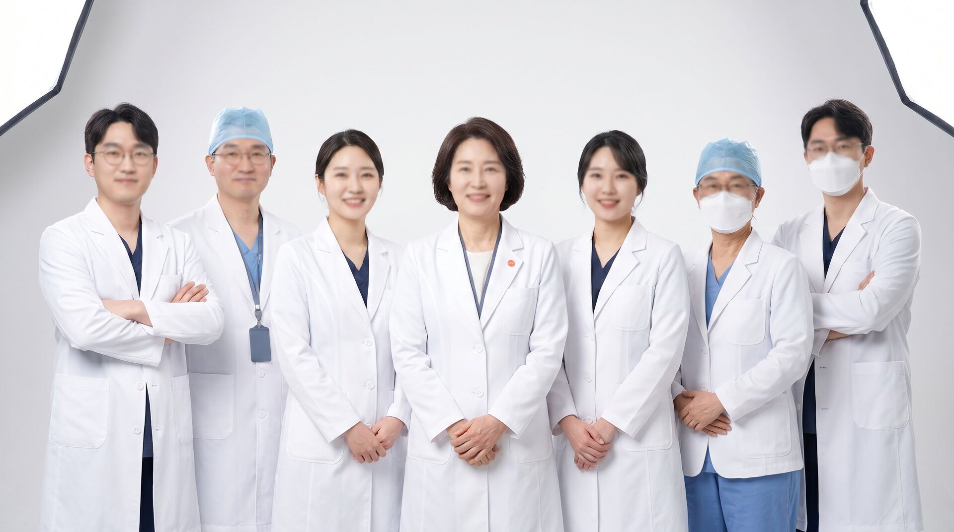 리뷰티의원 의료진 — AI 생성 예시 이미지
