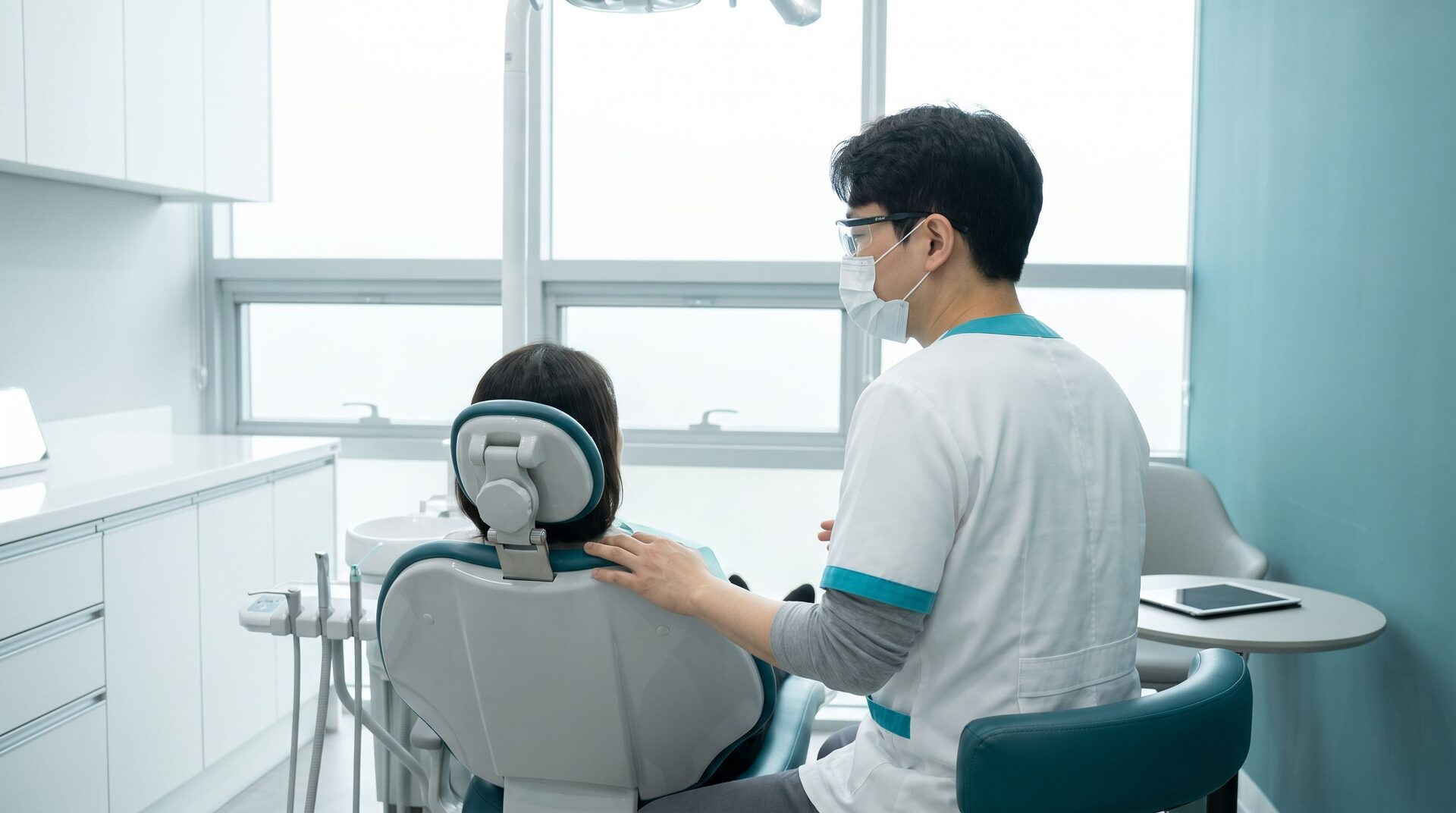 편안한 치과 진료 — AI 생성 예시 이미지